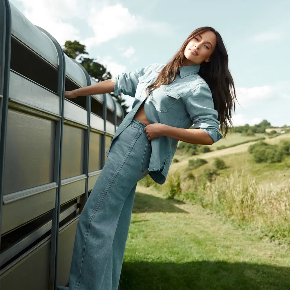 Austin Ultra High Rise Wide Leg Jeans